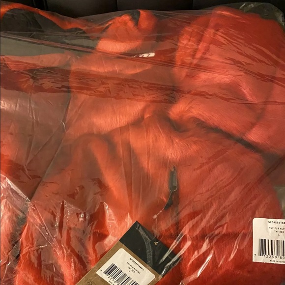 The North Face Jackets Coats Supreme The North Face Faux Fur Nuptse Jacket Red Poshmark